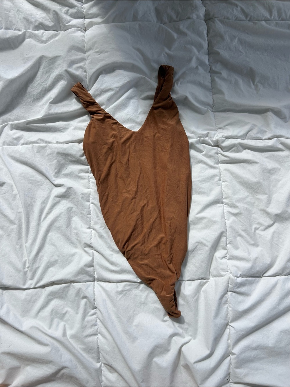 Smoothez Offline Aerie Bodysuit Marigold / Brown